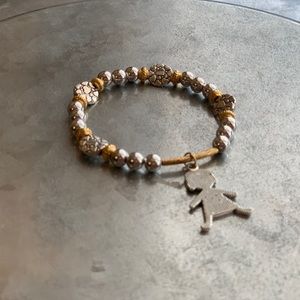 Handmade Gold Plated Bracelet Bead Charm Bracelet